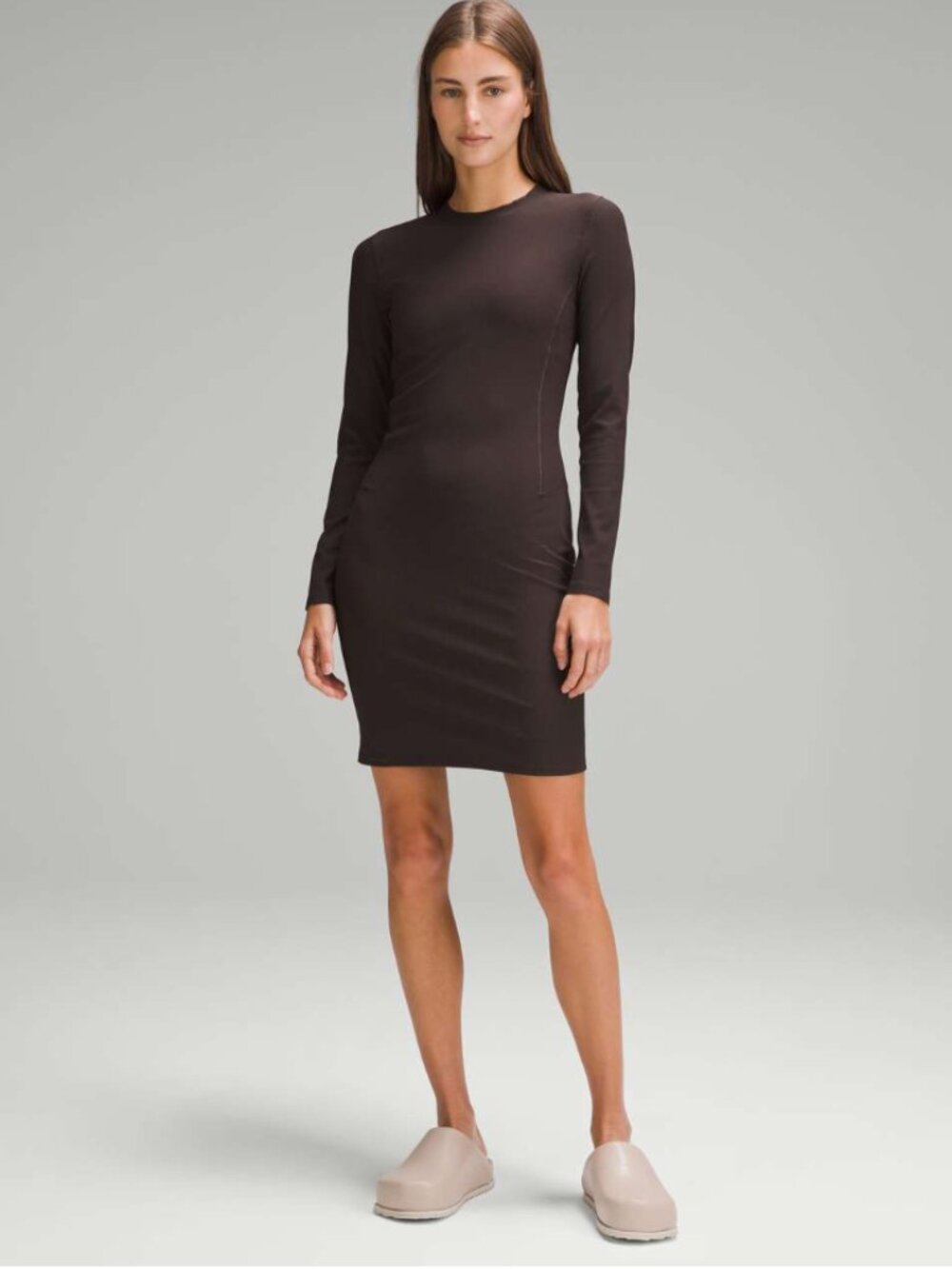 Lululemon Ribbed Long-Sleeve Dress Size 10